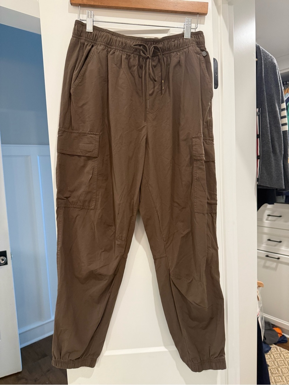 CALIA by Carrie Underwood Brown Cargo Jogger Pants